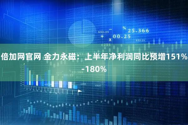 倍加网官网 金力永磁：上半年净利润同比预增151%-180%